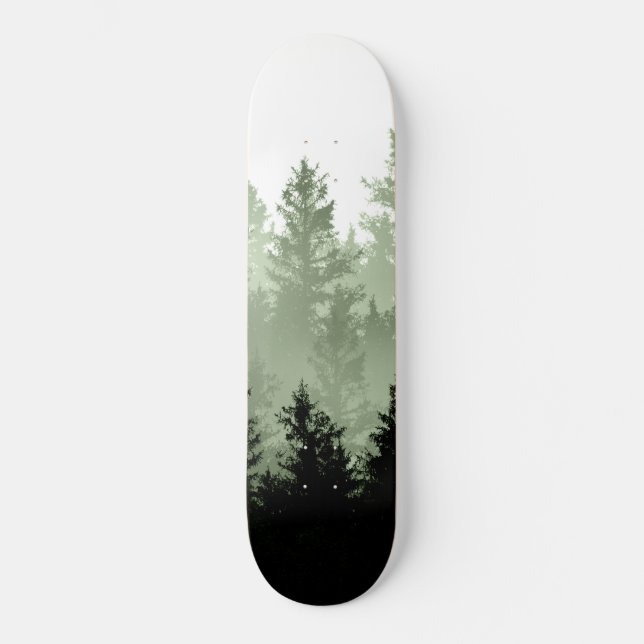 Skateboard Rêve de la forêt verte #1 #décoration #art (Recto)