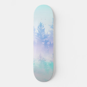 Skateboard Rêve forestier Pastel #4 #décoration #art
