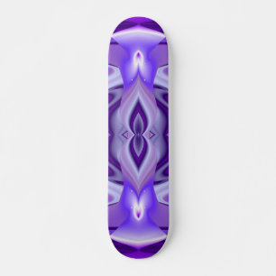 Skateboard Rêves de fleurs violettes