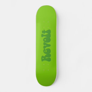 Skateboard Révolte - Tons verts