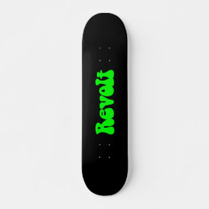 Skateboard Révolution - Vert sur Noir