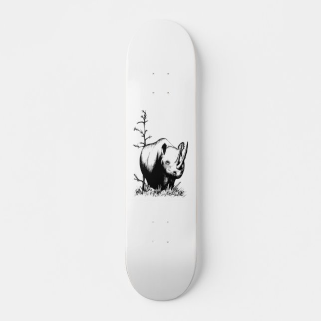 Skateboard rhinocéros (Devant)