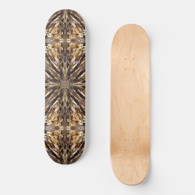 Skateboard Richesse Des Perles De Semence Motif Abstrait (Recto)