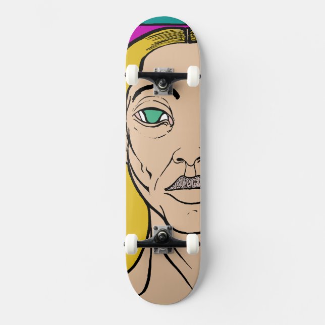 Skateboard Riding Dans Le Style (Recto)