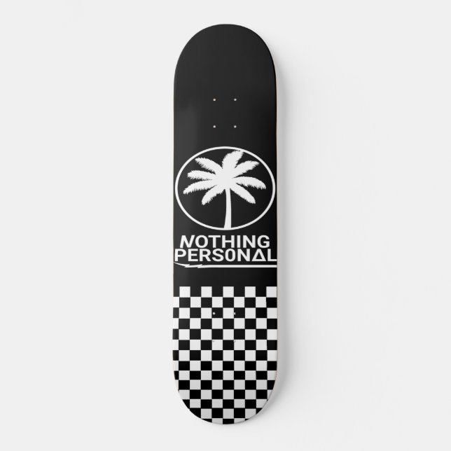 Skateboard Rien de personnel Checker planche à roulettes trem (Recto)