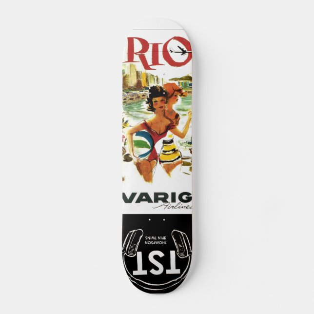 Skateboard RIO DE JANEIRO BRÉSIL Planche à roulettes (Recto)