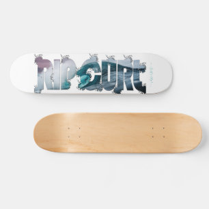 Skateboard Rip Curl Splash Surf vers le haut Slogan de script