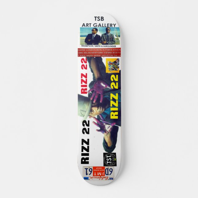 Skateboard RIZZ  22   Planche à roulettes, plateau 7¾" (Devant)