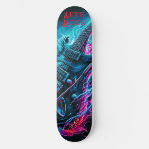 Skateboard Rock Guitar