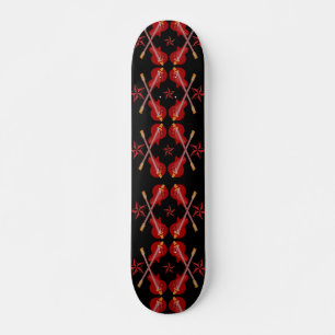 Skateboard Rockabilly Argyle