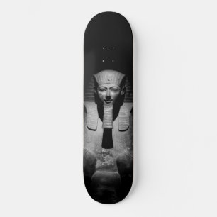 Skateboard Roi pharaon noir et blanc