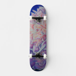 Skateboard Romantique élégante couleur rose blanc pastel