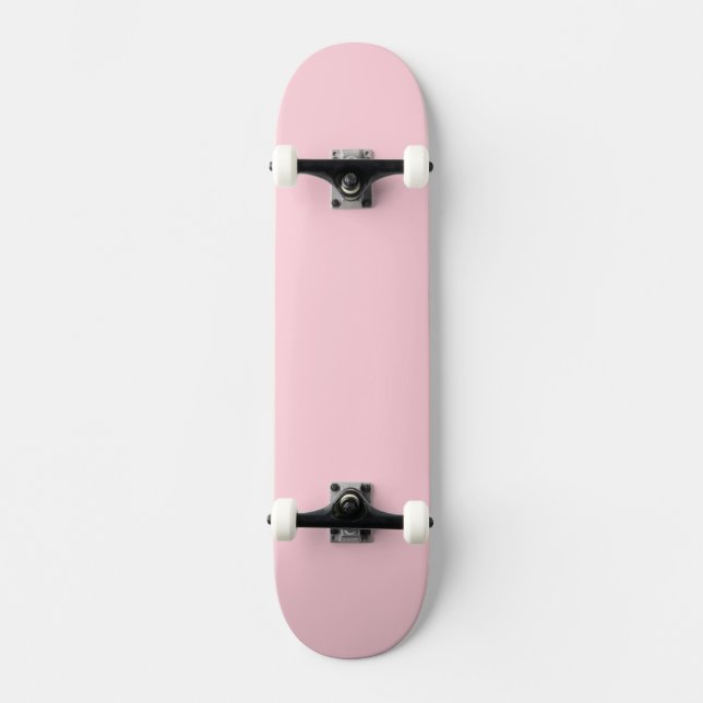 Skateboard Rose clair solide (Recto)