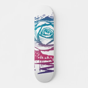 Skateboard Rose couleur de bonbons