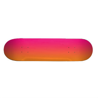 Skateboard Rose et orange