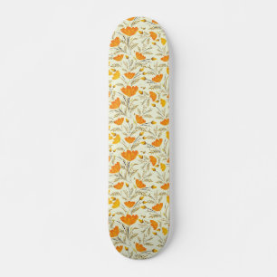 Skateboard Rose jaune