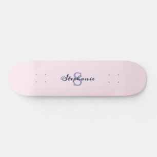Skateboard Rose Monogrammée Tendance