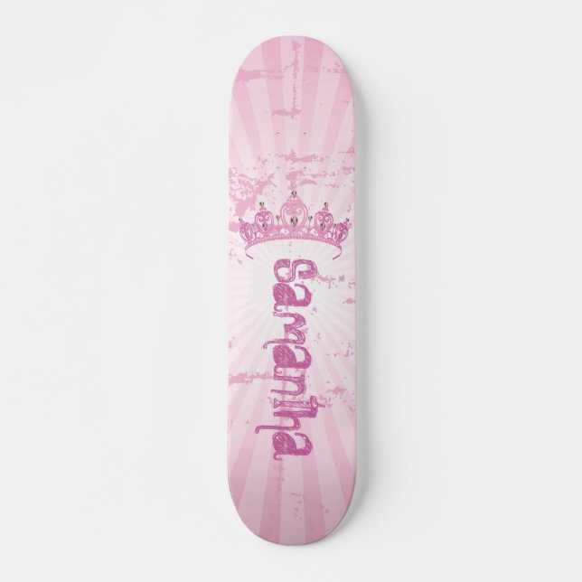 Skateboard rose Princess Crown Tiara (Devant)