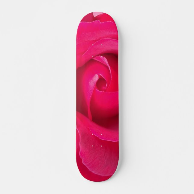 Skateboard Rose rose romantique (Devant)