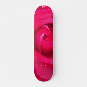 Skateboard Rose rouge romantique