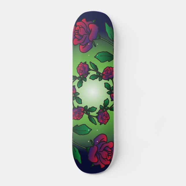 Skateboard Roses (Recto)