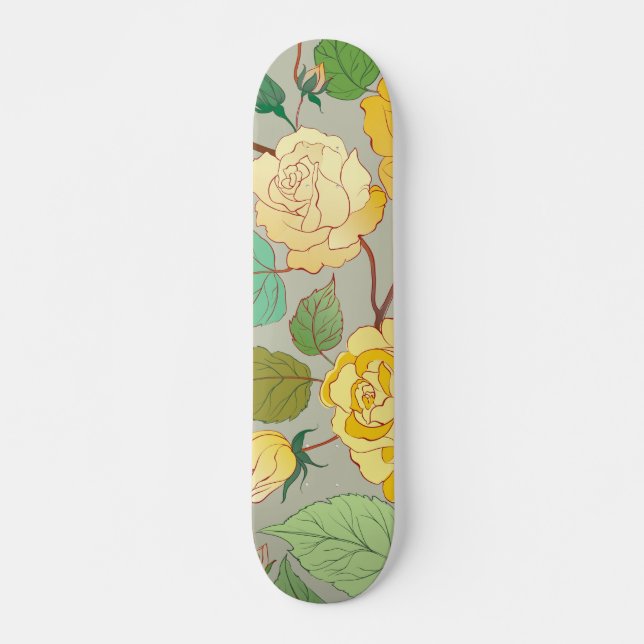 Skateboard Roses 1 (Devant)