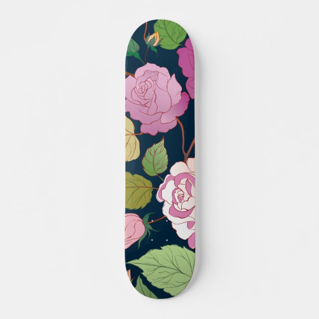 Skateboard Roses 16 (Devant)