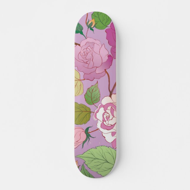 Skateboard Roses 18 (Devant)