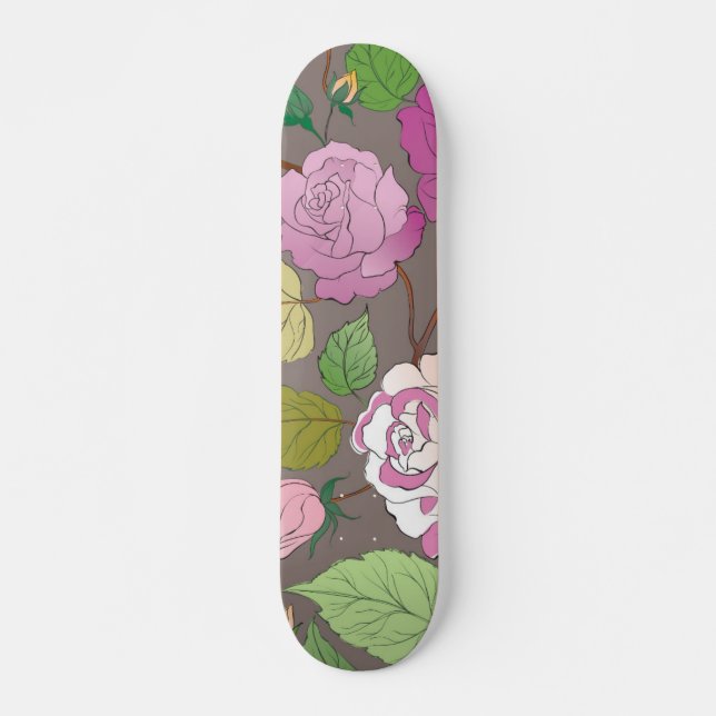 Skateboard Roses 20 (Devant)