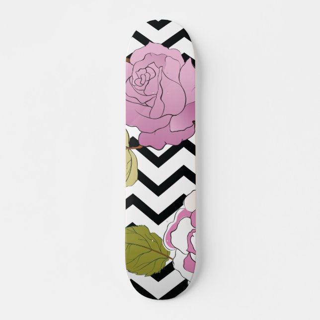 Skateboard Roses 27 (Devant)