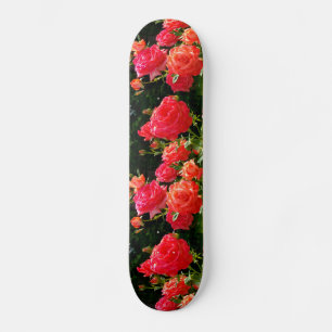 Skateboard Roses de corail romantique