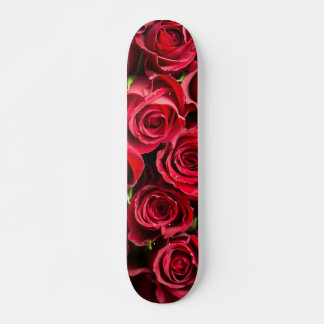 Skateboard Roses rouges