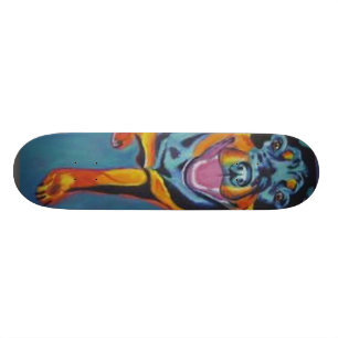 Skateboard rottweiler