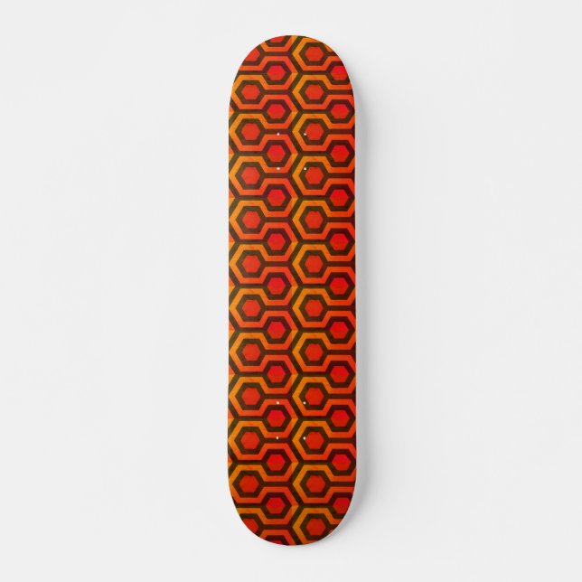 Skateboard Rouge brillant (Devant)