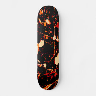 Skateboard Rouge noir jaune