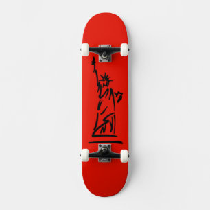 Skateboard Rouge NY Lady Liberty