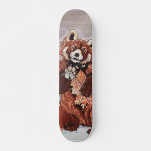 Skateboard Rouge Panada Crystaline Vibes Art