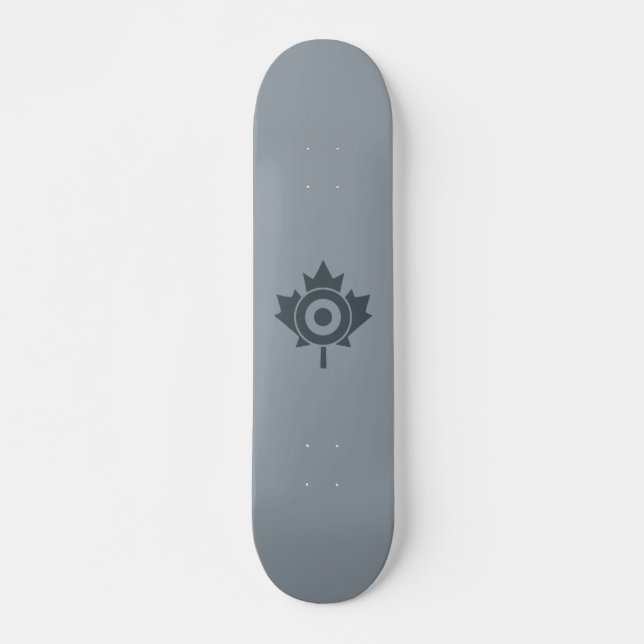 Skateboard Rounde canadienne de la feuille d'érable Mod CANAD (Devant)