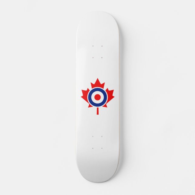 Skateboard Rounde canadienne de la feuille d'érable Mod CANAD (Recto)