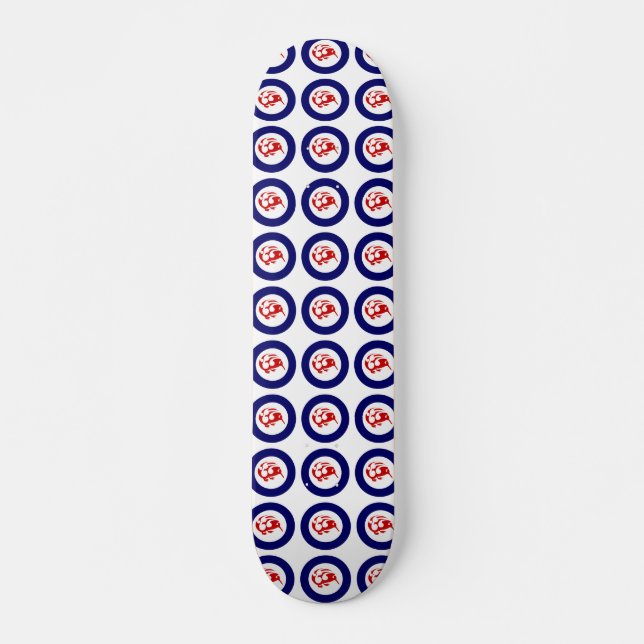 Skateboard Roundel Kiwi (Devant)