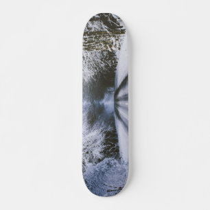 Skateboard route d'hiver