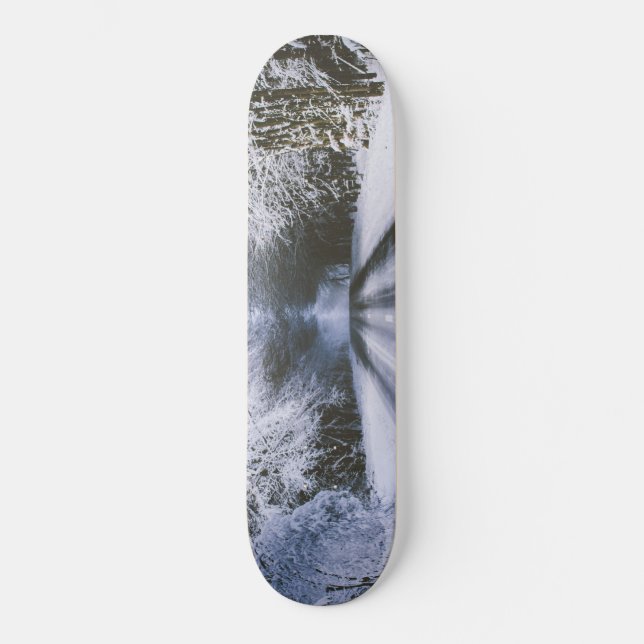 Skateboard route d'hiver (Recto)