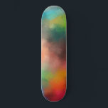 Skateboard Rover Red Blue Green<br><div class="desc">Couleur moderne Colorful Abstract Art Rose Red Blue Green Yellow Custom Blank Template Trendy Skateboard.</div>