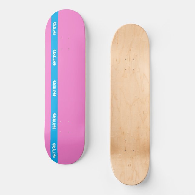 Skateboard Ruban éparpillé (Recto)