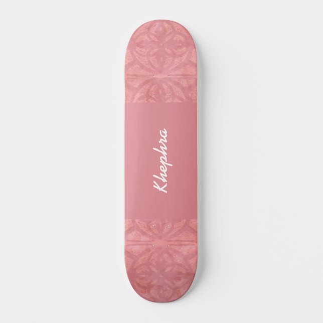 Skateboard Ruddy Pink Batik Nom (Recto)