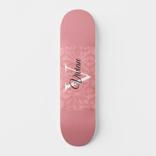 Skateboard Ruddy Pink Batik Nom Monogrammé