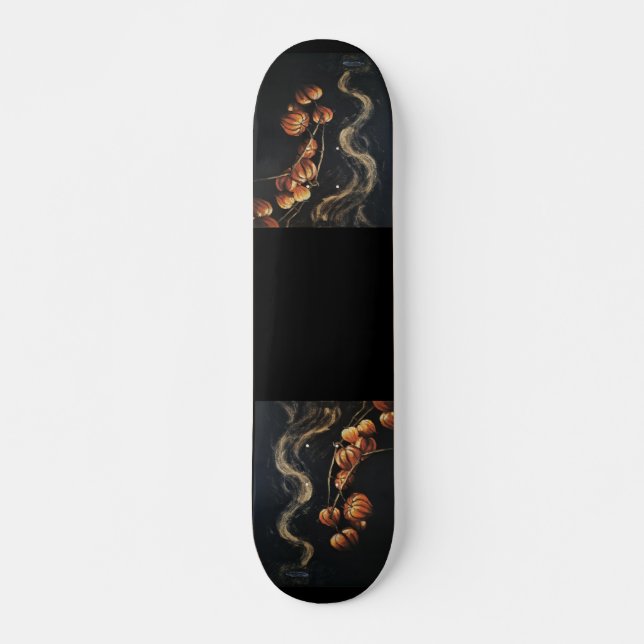 Skateboard Runes Fehu Darkness Golden Aura Magie Mystère Nous (Devant)