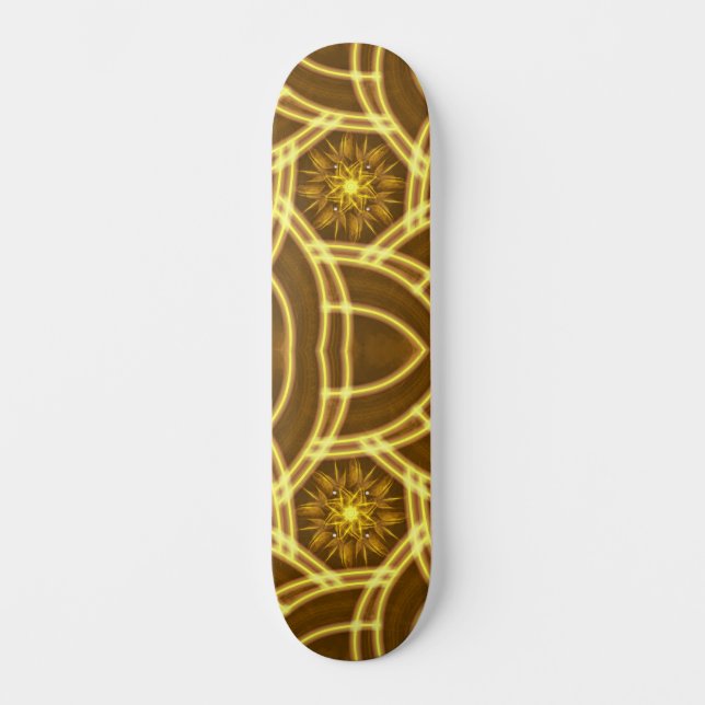 Skateboard Rythme en or (Recto)