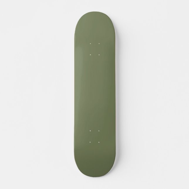 Skateboard Sage Green Solid Color (Devant)