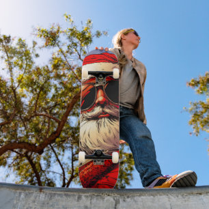 Skateboard Saint Jolly Père Noël Divine Glow